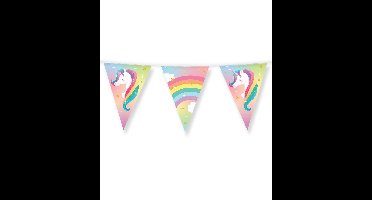 Vlaggenlijn Unicorn folie 10 meter