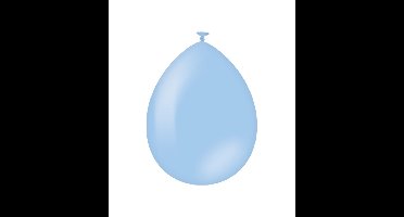 Balloons 25 pcs. baby blue | 6 stuks