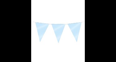 Party flag foil baby blue | 6 stuks