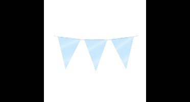 Party flag foil baby blue