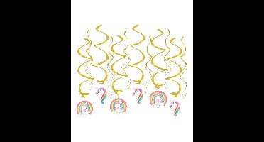 Swirl decorations unicorn