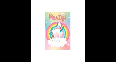 Uitnodigingskaarten unicorn