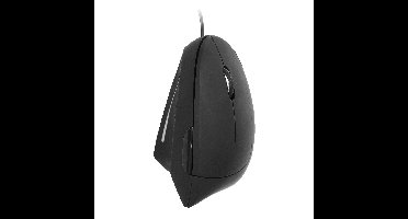 Muis quantore ergonomisch bedraad usb-a zwart | 48 stuks