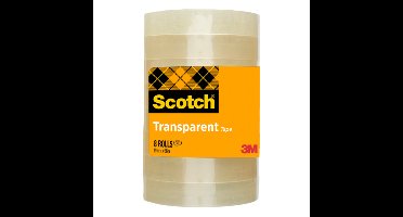 Plakband scotch 508 19mmx66m transparant 8 rollen