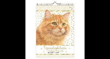 Verjaardagskalender franciens katten jeroen a4 | 3 stuks