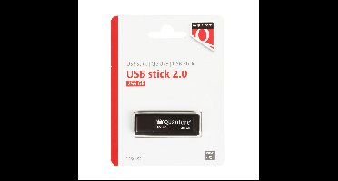 Usb stick 2.0 quantore usb-a 256gb zwart