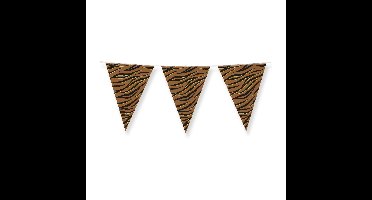 Party flags foil tiger safari