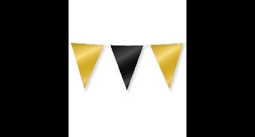 Party flag foil gold and black
