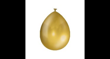 Balloons metallic 10 pcs gold