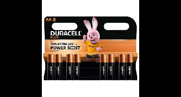 Batterij duracell plus powerboost 8x aa | 24 stuks