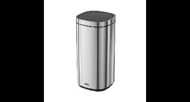 Afvalbak desq touch 30 liter rvs zilver