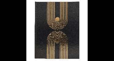 Gastenboek exacompta graphik 270x220 blanco zwart