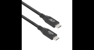 ACT USB 3.0 10Gbps 60W USB Type-C kabel, 2 meter