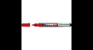 Paintmarker edding 51 eco waterbasis 1-2mm rood | 10 stuks