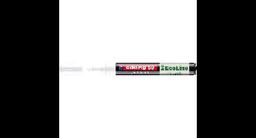 Paintmarker edding 50 eco waterbasis 2-3mm wit | 10 stuks
