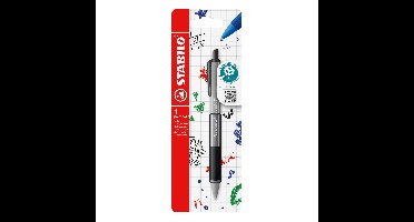Balpen stabilo pointball colorful zw blist à 1st | 10 stuks