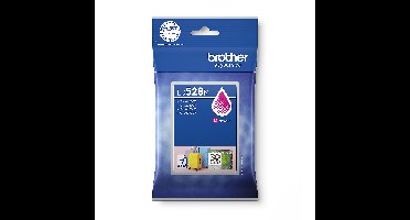 Inktcartridge brother lc-528m rood | 5 stuks