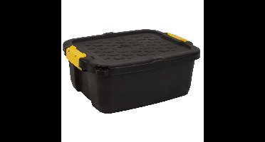 Opbergbox bankers box 24l met hndgr robuust zwart