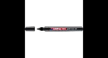 Paintmarker edding 791 alcoholbasis 1-2mm zwart