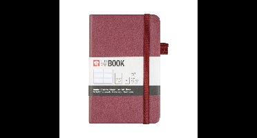 Notitieboek sakura pocket lijn moerbei | 3 stuks