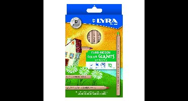 Kleurpotlood lyra color giants nature 12 kleuren