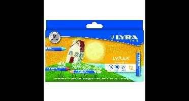Waskrijt lyra lyrax wax giants 12 kleuren