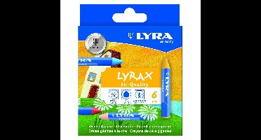 Waskrijt lyra lyrax wax giants 6 kleuren