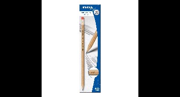 Grafietpotlood lyra pro natura office hb 12 stuks