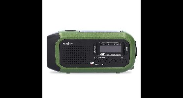 Noodradio nedis dab+ fm zonnepaneel