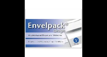 Dubbele kaart papyrus envelpack a6 105x148mm wit