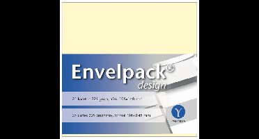 Enkele kaart papyrus envelpack a6 105x148mm ivoor