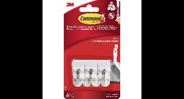 Draadhaak Command incl bevestigingsstrip 3 stuks