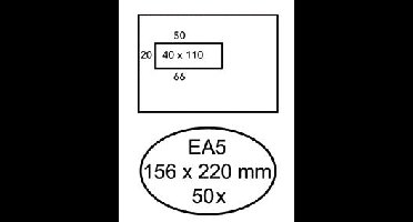 Envelop hermes venster ea5 vl zk 80gr 50st