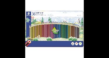 Staedler kleurpotloden Noris Colour, metalen doos 36 stuks