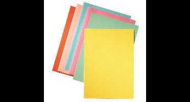 Esselte dossiermap geel, papier van 80 g/m², pak van 250 stuks