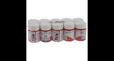 Talens plakkaatverf Extra Fijn flacon van 16 ml, vermiljoen