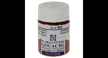 Talens plakkaatverf Extra Fijn flacon van 16 ml, donkerbruin