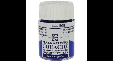 Talens plakkaatverf Extra Fijn flacon van 16 ml, licht ultramarijn