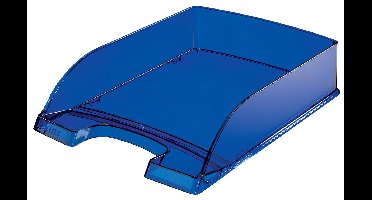 Leitz brievenbakje Plus 5226 blauw transparant