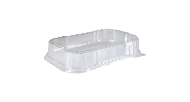 Deksel | Ready2Cook | PET | rechthoekig | transparant | 500 stuks