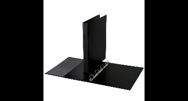 Ringband quantore 4-rings a4 pp 20mm d-mech zwart | 20 stuks