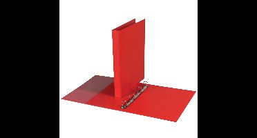 Ringband quantore 4-rings a4 pp 20mm d-mech rood