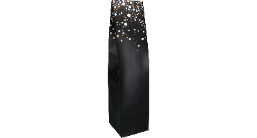 Fleszak | 9.5x41x9.5cm | Party Spot-On | papier | zilver/goud/zwart | 200 stuks