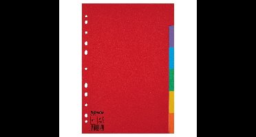 Tabbladen esselte economy a4 6dlg karton 11r ass | 20 stuks