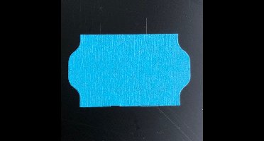 Etiket 3219 blauw perm golfrand 30.000