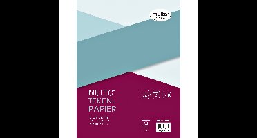 Interieur multo 23-gaats tekenpapier 120gr 50v | 5 stuks