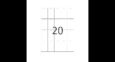 Hangetiket A4 inkt/laser 42x70 mm 2000st