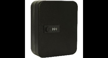 Sleutelkast met combinatieslot, voor 30 sleutels, zwart