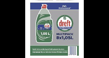 Dreft handafwasmiddel Original 1,05 l, pak van 8 stuks