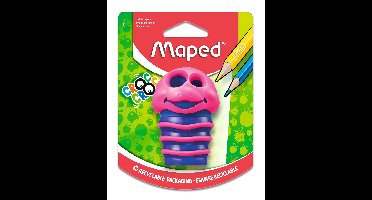 Puntenslijper maped croc croc bug 2gaats assorti | 5 stuks